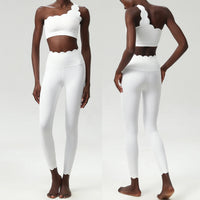 ScallopWave™ One-Shoulder Yoga Set