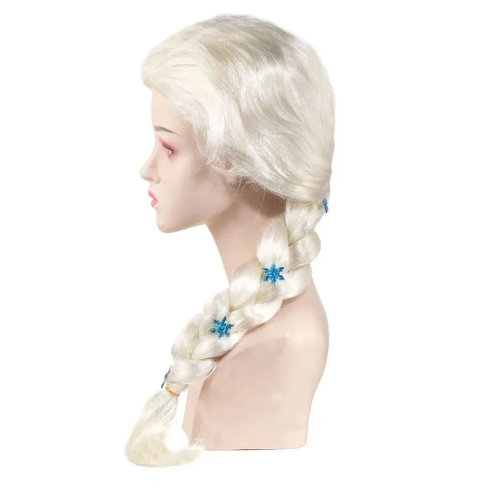 Platinum Braided Cosplay Wig
