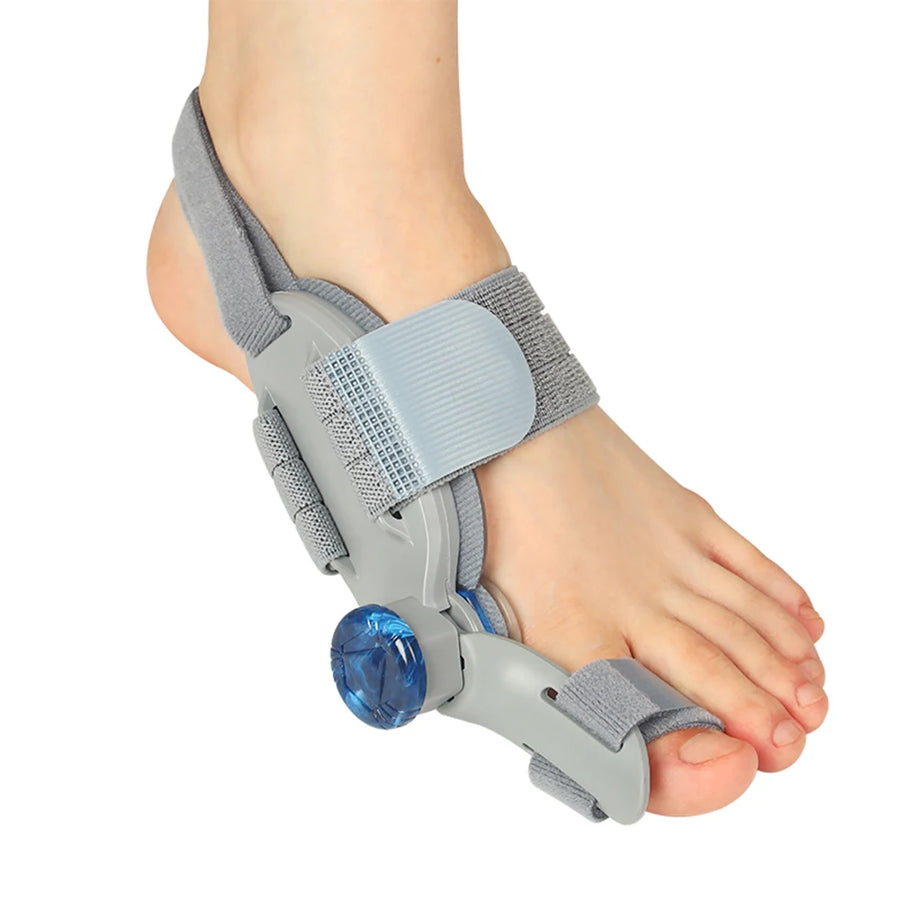 Adjustable Bunion Corrector - Hallux Valgus Big Toe Straightener for Day & Night Pain Relief