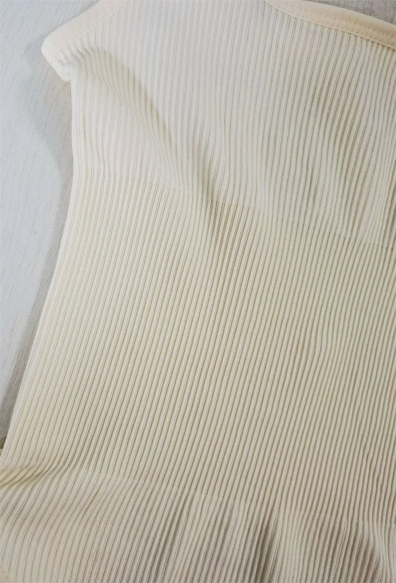 Ribbed Tummy-Control Bodysuit