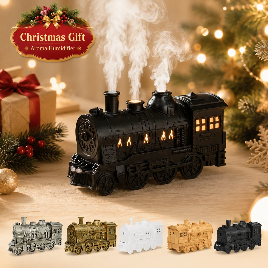 SteamRail™ Humidifier 🚂💨 — Cozy Mist & Christmas Charm