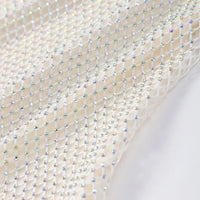 Square-Neck Mesh Sequin Mini Dress – Glitter Cocktail Dress