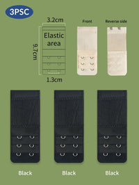 3-Hook Bra Extender Set