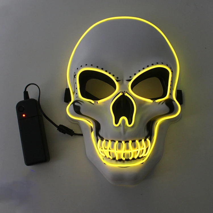 LED Skull Halloween Mask