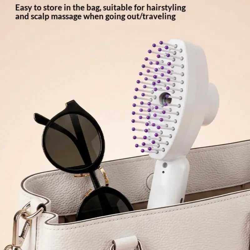 Hair Care Spray Massage Comb Vibration Scalp Massage Hairbrush Head Massager Hair Sprayer Atomizing Brush Hair Oil Applicator