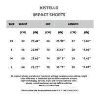 HISTELLO Gym Shorts 4.5" Women Fitness Sports Biker Shorts Low Waist Running Pants Workout Scrunch Butt Yoga Seamless Leggings