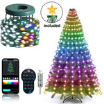 SyncGlow™ Tree Lights 🎄🎶 — App-Controlled RGB Music Sync