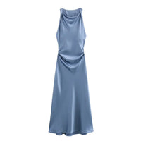 The Satin Slip Midi Dress