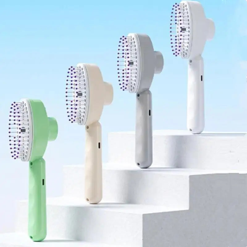 Hair Care Spray Massage Comb Vibration Scalp Massage Hairbrush Head Massager Hair Sprayer Atomizing Brush Hair Oil Applicator