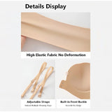 Front-Buckle Strapless Bra