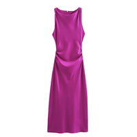 The Satin Slip Midi Dress