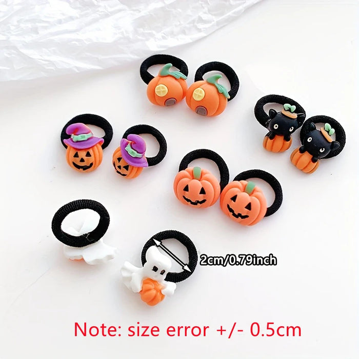 Halloween-Haargummis — 10er-Pack