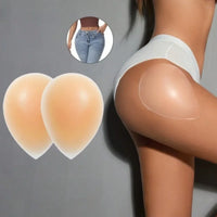 Invisible Silicone Butt Lifter Pads Gradual Thin Edge Hip Enhancer Shaper Pads Reusable Buttocks Booster Inserts for Jeans Wear