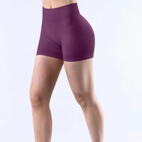 DYF Impact Seamless Sports Shorts Women Booty Yoga Shorts Quick Drying Fitness Tights Solid Workout Scrunch Customizable Lable