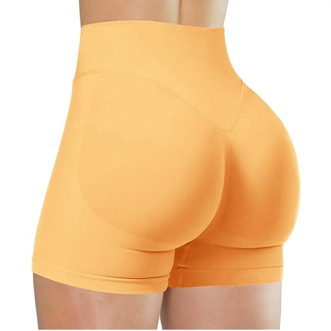 High-Waist Yoga Running Shorts