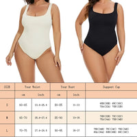 Ribbed Tummy-Control Bodysuit