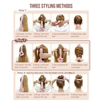 OvernightGlow Heatless Curler — Satin Overnight Curls