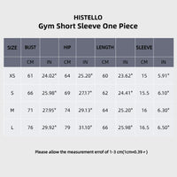 HISTELLO Impact Short Sleeve One Piece Women Gym Jumpsuit Backless Slim Fit Fitness Sports Romper Seamless Yoga Workout Bodysuit