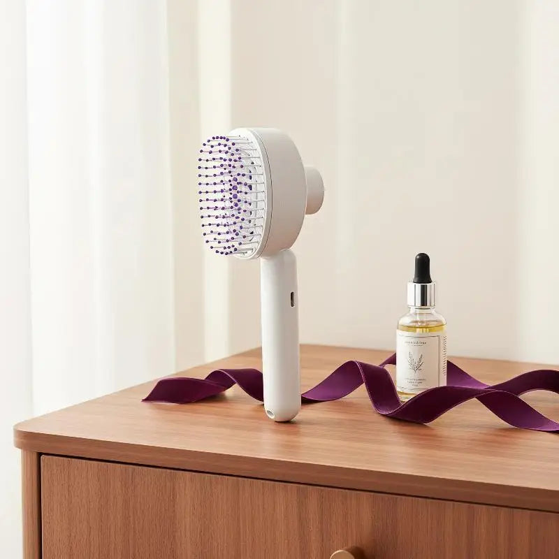 Hair Care Spray Massage Comb Vibration Scalp Massage Hairbrush Head Massager Hair Sprayer Atomizing Brush Hair Oil Applicator