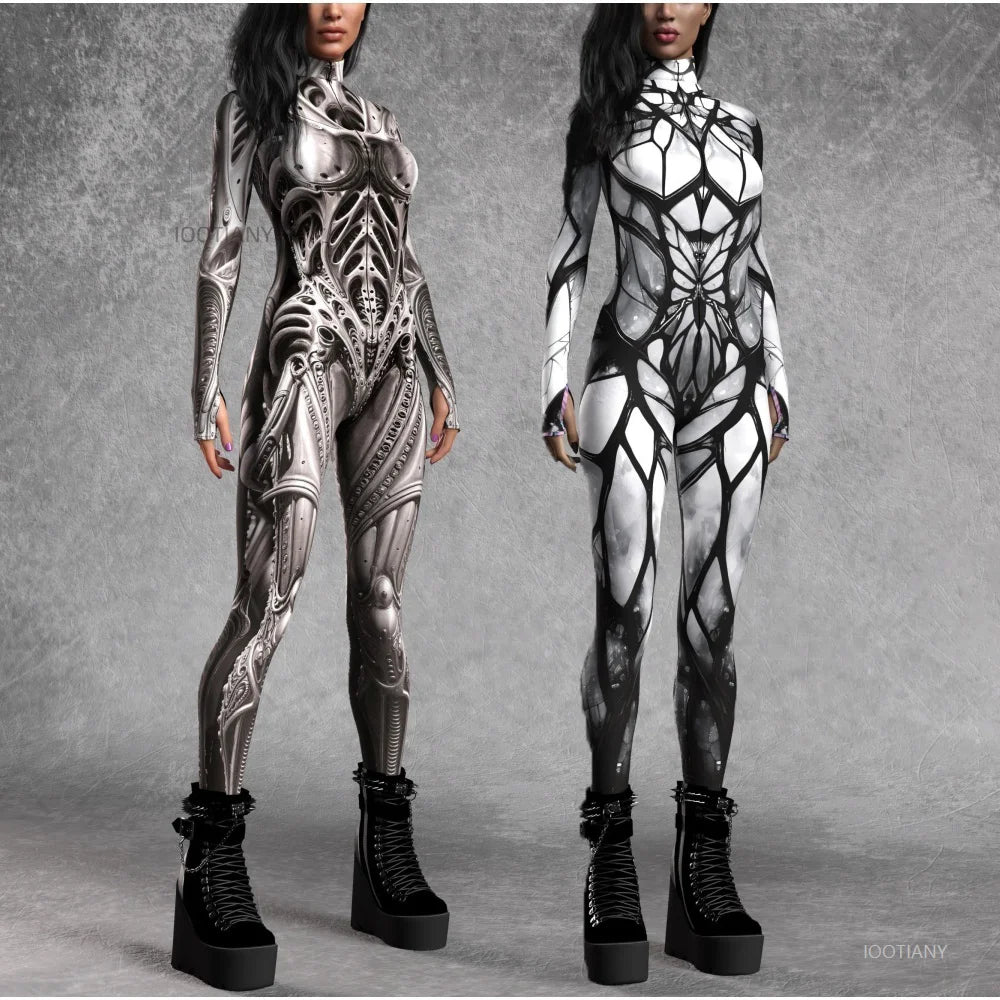 Punk Cosplay Halloween Bodysuit