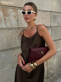 Sienna Satin Maxi Dress