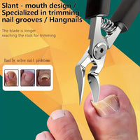 Heavy-Duty Stainless Steel Nail Clipper for Thick Toenails