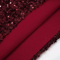 Burgundy Corset Sequin Mini Dress – Wine Party Dress