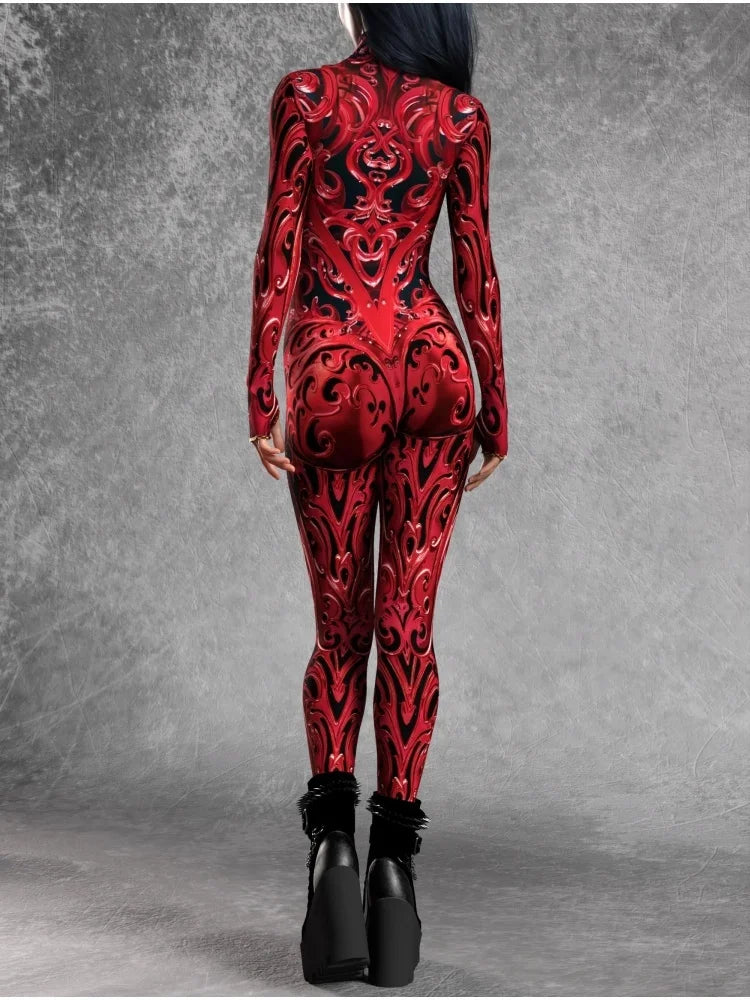 Punk Cosplay Halloween Bodysuit