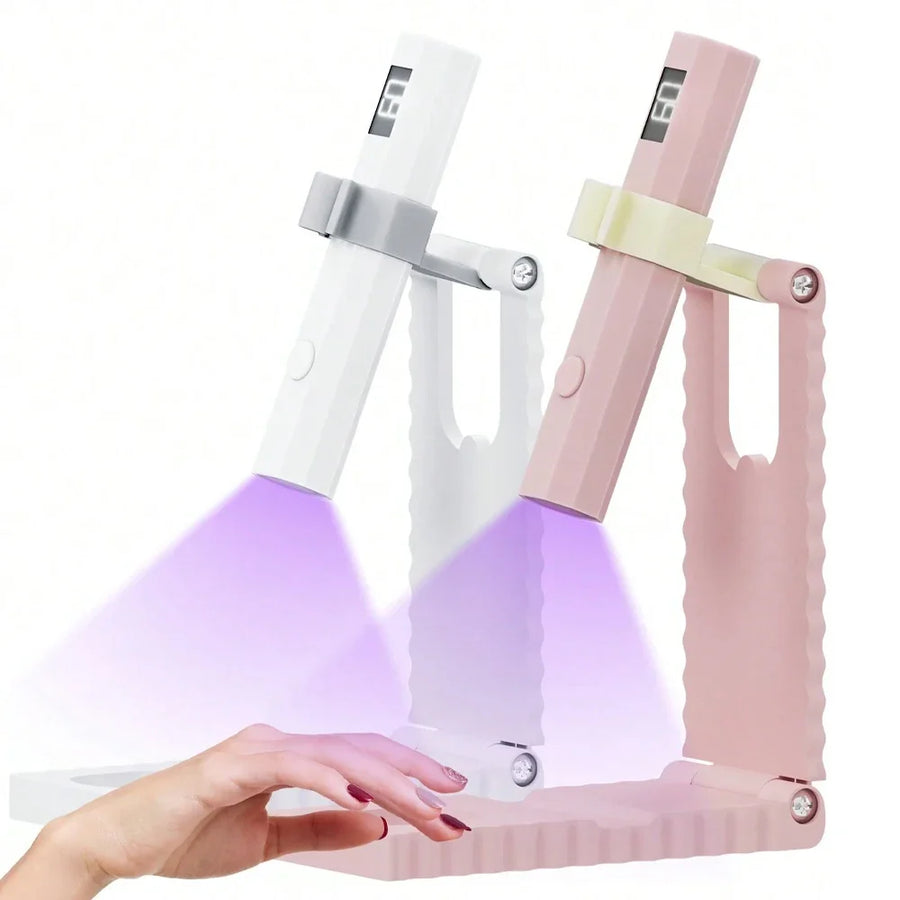 Rechargeable Handheld UV Nail Lamp – Portable LED Gel Nail Light