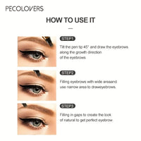4-Tip Waterproof Eyebrow Pen