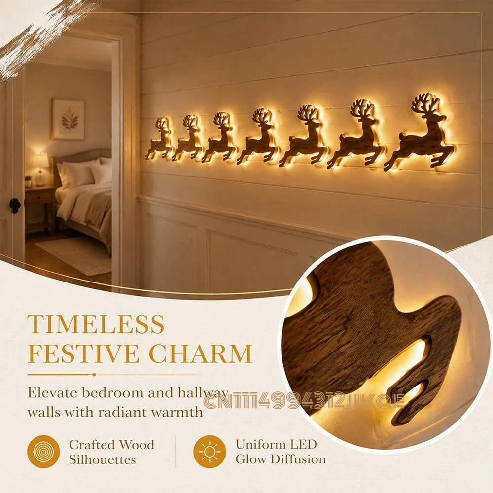 JollyRide™ Wall Décor 🎅🦌 — Bring Santa’s Sleigh to Life