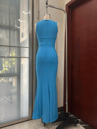 The Hollow-Out Ruched Bodycon Dress