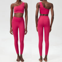 ScallopWave™ One-Shoulder Yoga Set