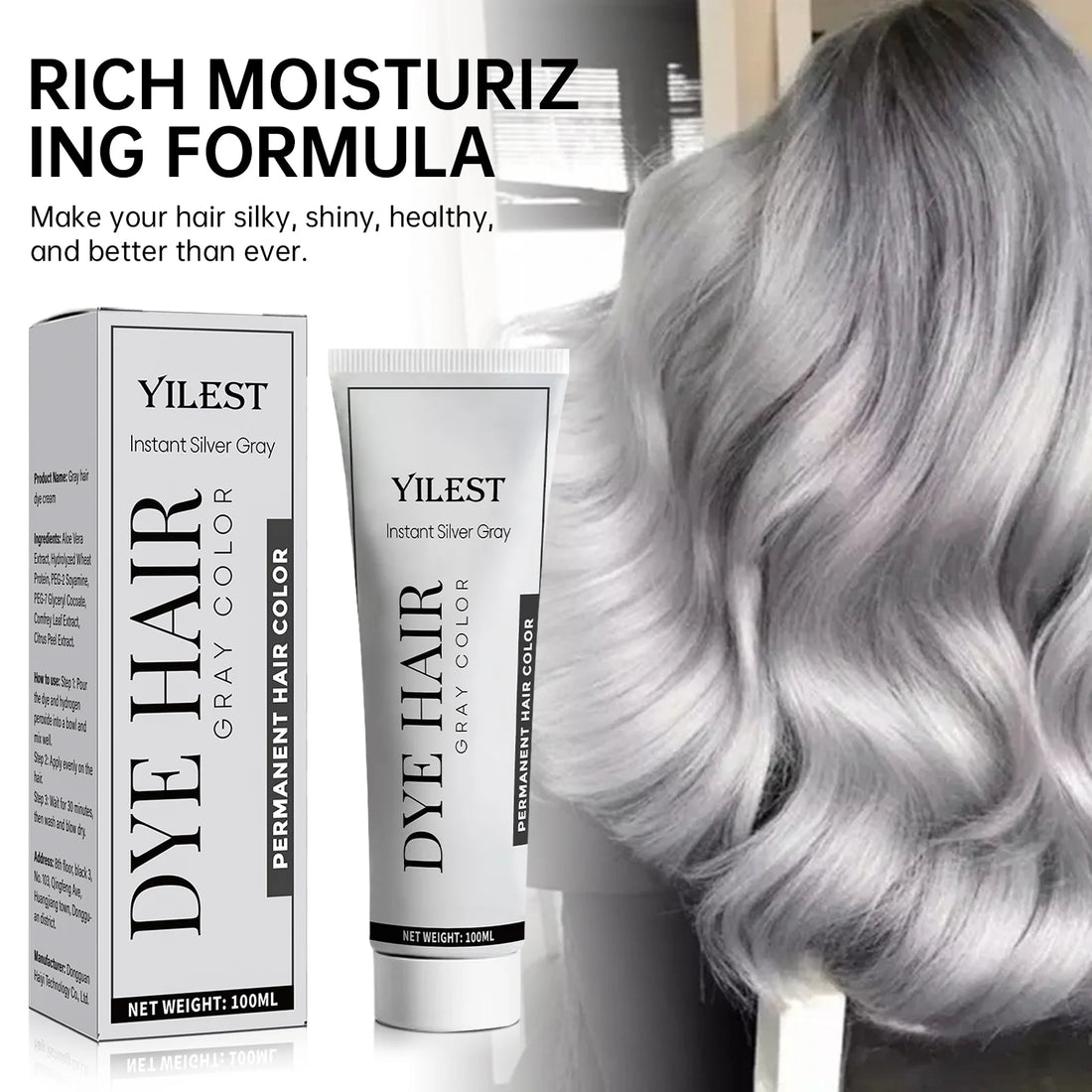 NatureTint Hair Dye Comb — Grey Coverage in Minutes