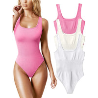 Ribbed Tummy-Control Bodysuit