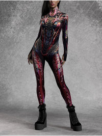 Punk Cosplay Halloween Bodysuit