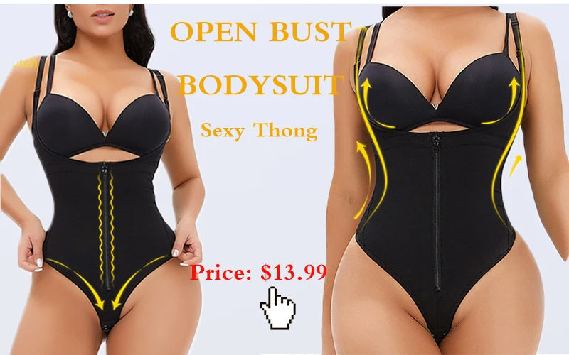 Ribbed Tummy-Control Bodysuit