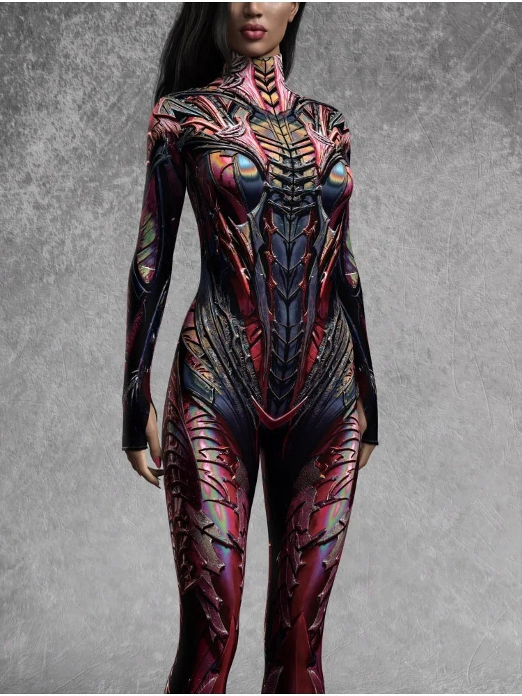 Punk Cosplay Halloween Bodysuit