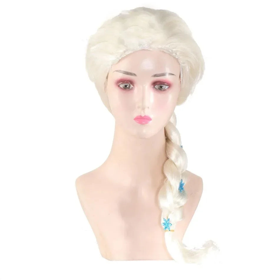 Platinum Braided Cosplay Wig