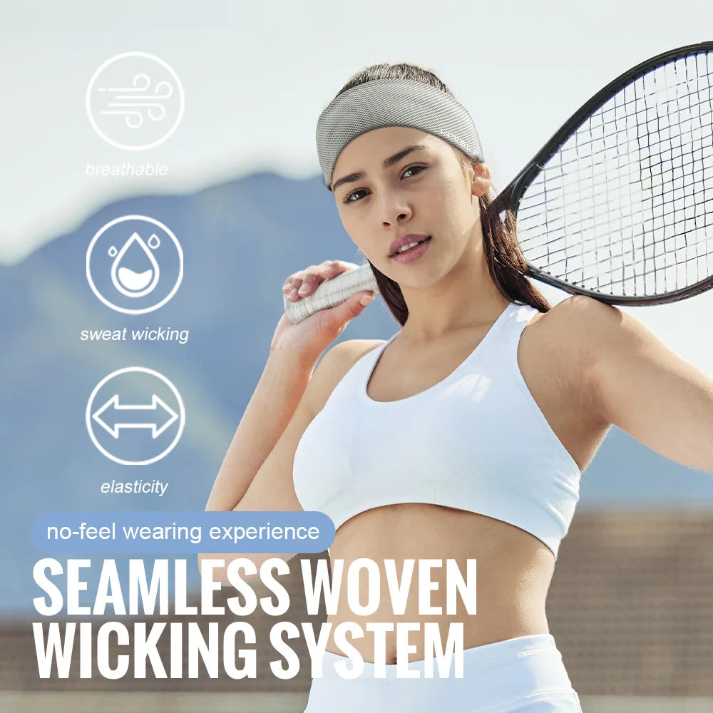 Sweat-Wicking Sports Headband – Non-Slip Running & Gym Headband
