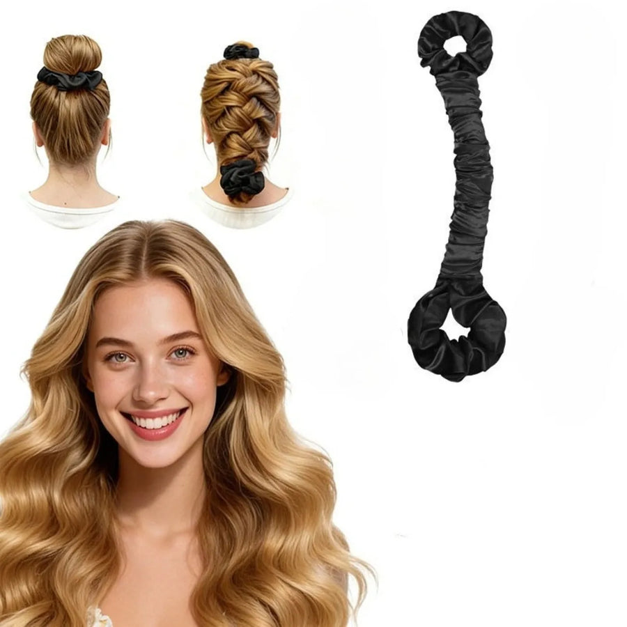 OvernightGlow Heatless Curler — Satin Overnight Curls