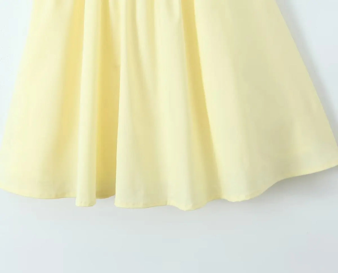 Soleil Fit & Flare Mini Dress