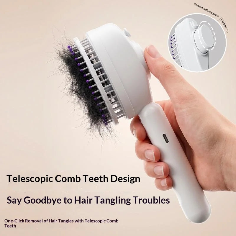Hair Care Spray Massage Comb Vibration Scalp Massage Hairbrush Head Massager Hair Sprayer Atomizing Brush Hair Oil Applicator