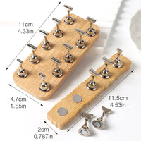 Magnetic Nail Practice Stand Strong Magnetic Nail Tips Holder Practice Display Nail Fake Nail Display Stand Set Holders Manicure