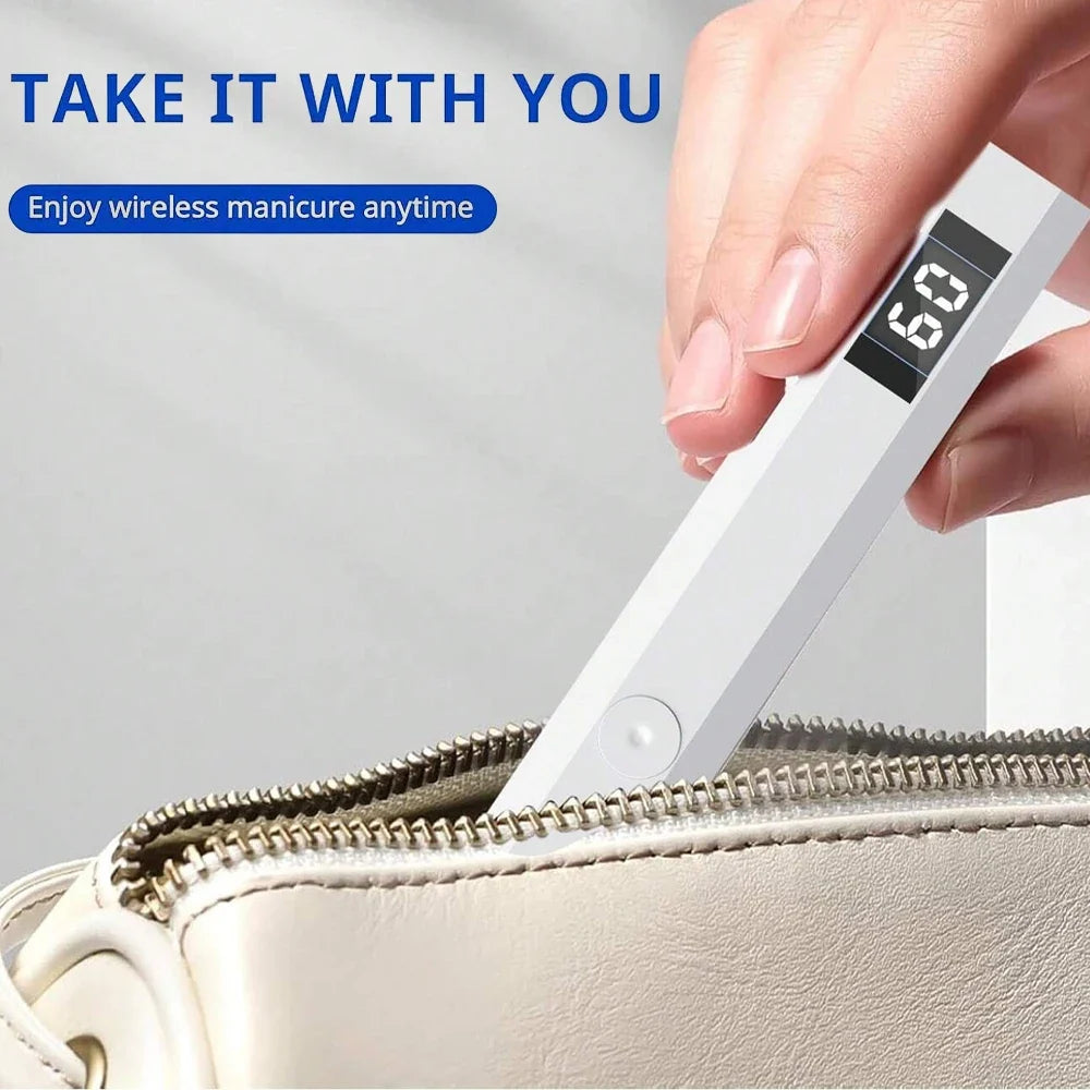 Rechargeable Handheld UV Nail Lamp – Portable LED Gel Nail Light