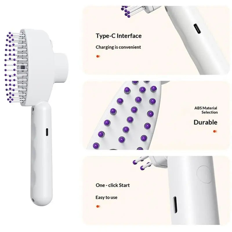 Hair Care Spray Massage Comb Vibration Scalp Massage Hairbrush Head Massager Hair Sprayer Atomizing Brush Hair Oil Applicator