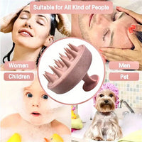 Soft Silicone Shampoo & Scalp Brush