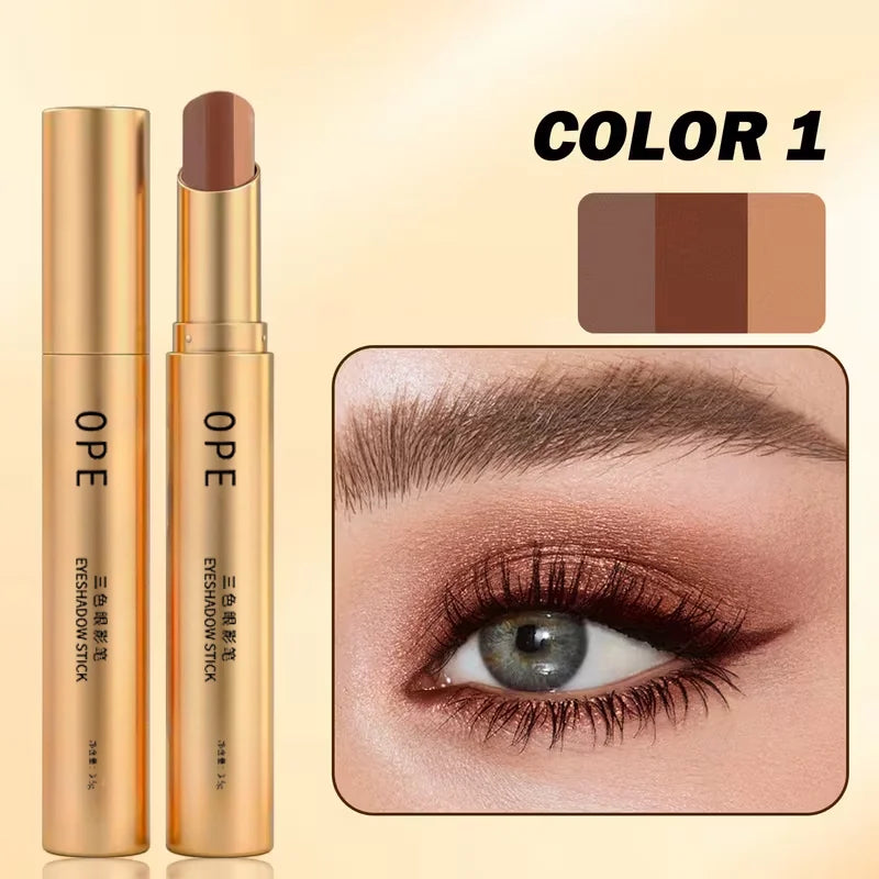 TriGlow™ 3-in-1 Eyeshadow Stick — One-Swipe Eye Makeup
