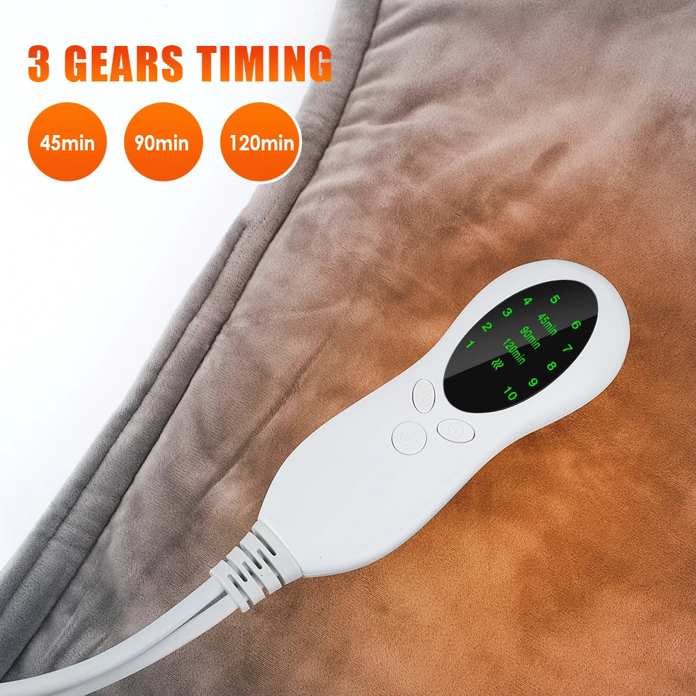 ThermaEase Heated Back & Shoulder Pad — 10 Heat Levels