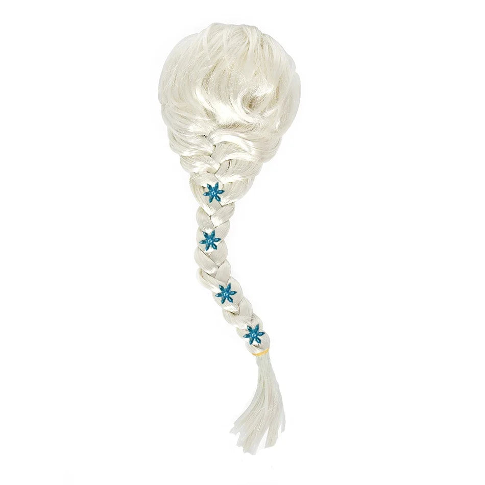 Platinum Braided Cosplay Wig